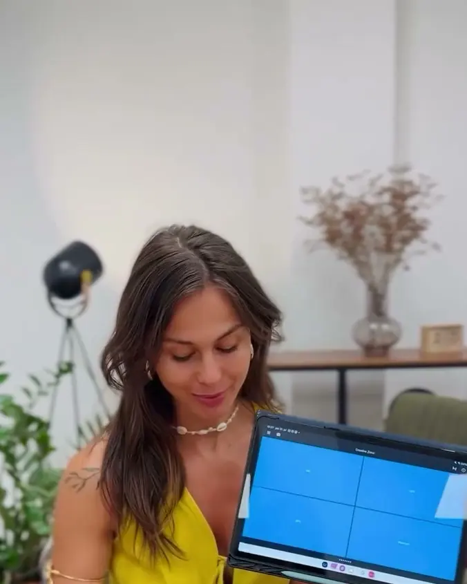 Podešavanje rasvete u studiju preko tableta